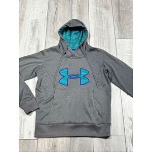 Under Armour gray hoodie sweatshirt size S